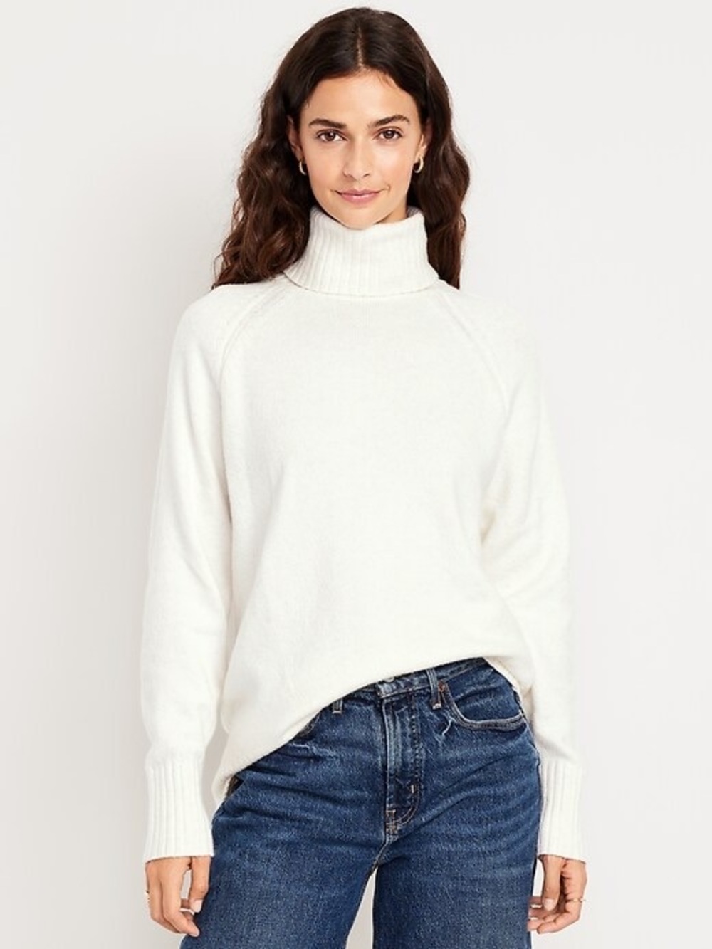 Old Navy Turtleneck Sweater – Ivory/White, Size Large, Never Worn